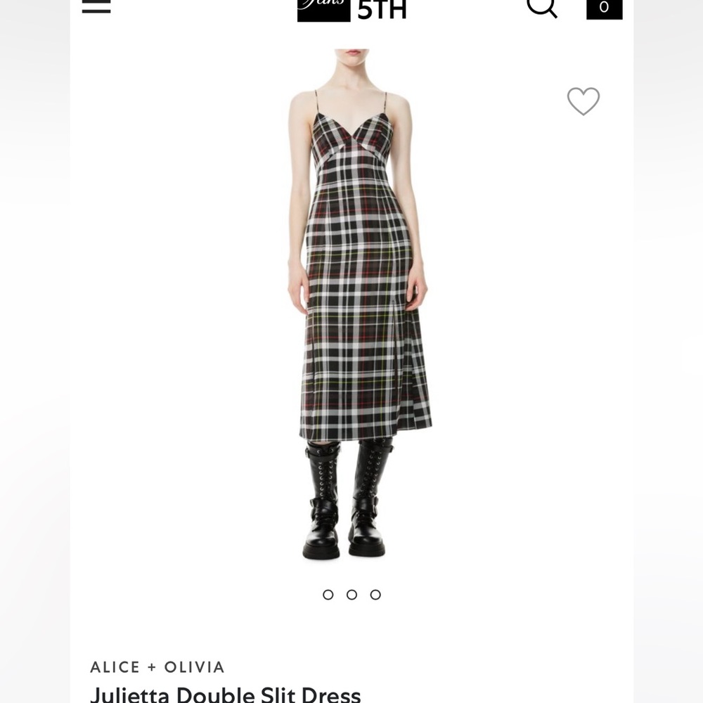 NWOT ALICE & Olivia Julietta double slit dress